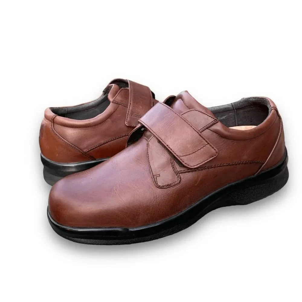 Apex Ambulator Biomechanical Single Strap Brown Leather Men’s size 12 X-Wide